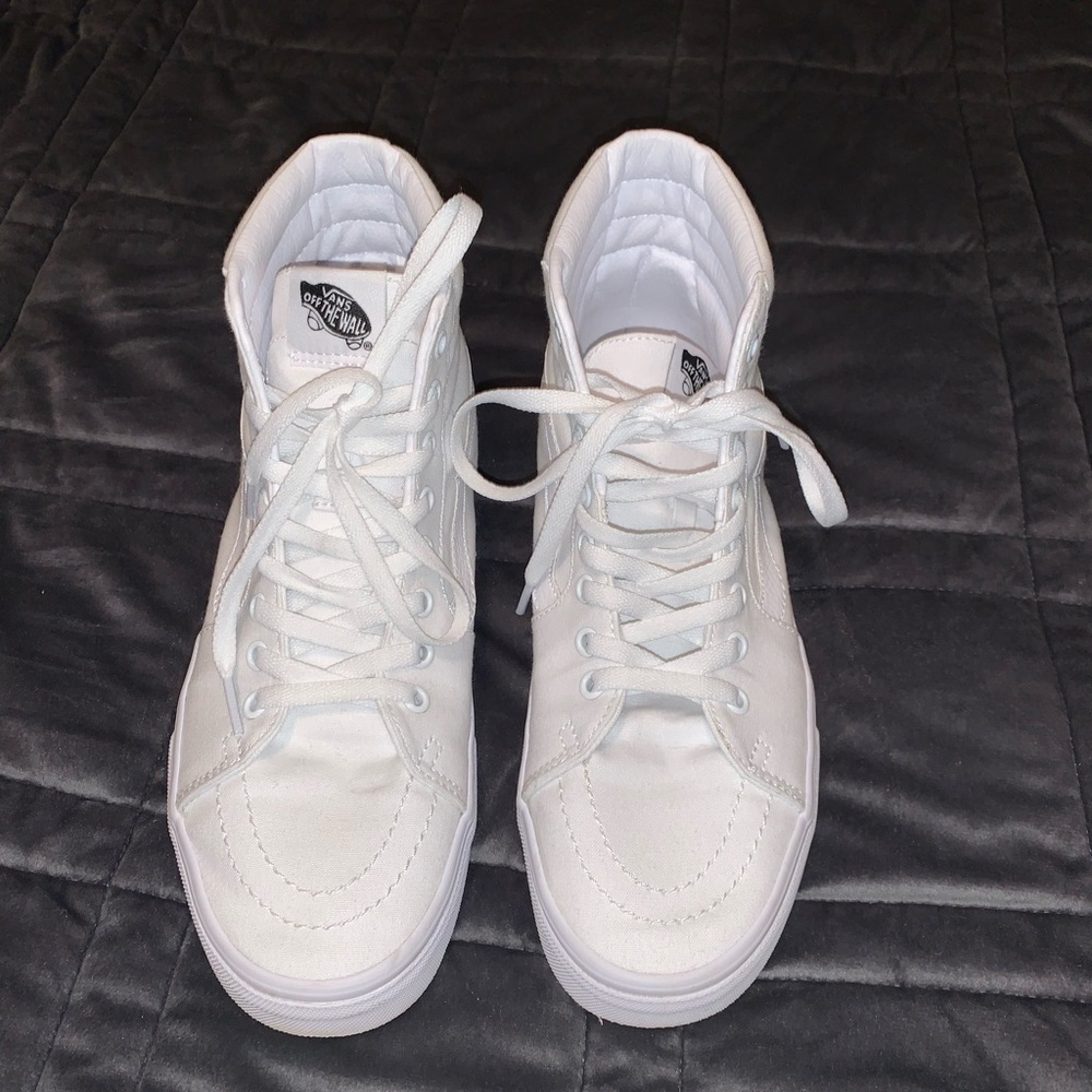 White high tops vans